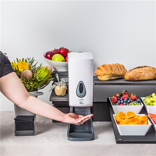 Touch Free Automatic Dispenser Suits Liquid Refill Pods White Soft Clean